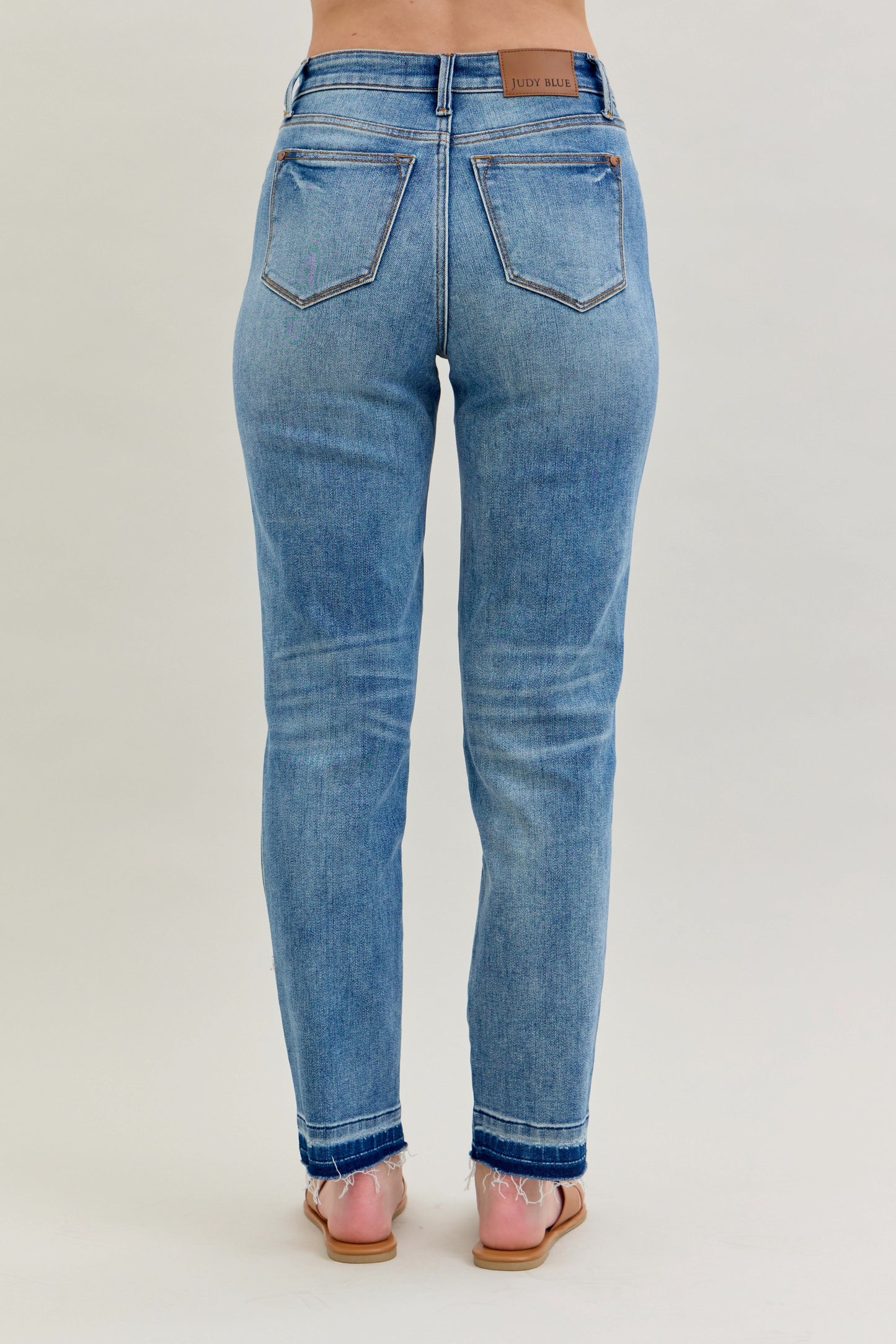 Judy Blue Jesse Rigid Magic Release Hem Boyfriend Jeans – Mid Rise