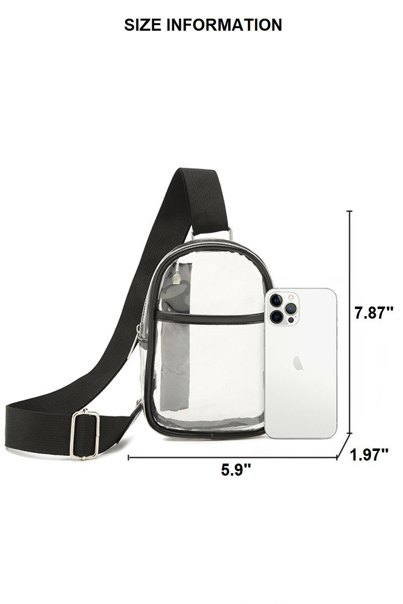 Stadium Approved Clear Sling Bag
