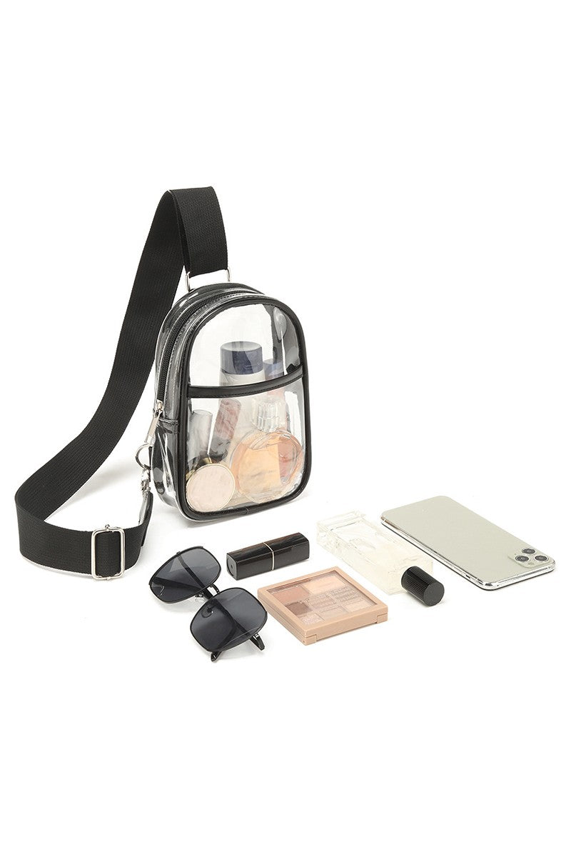Stadium Approved Clear Sling Bag
