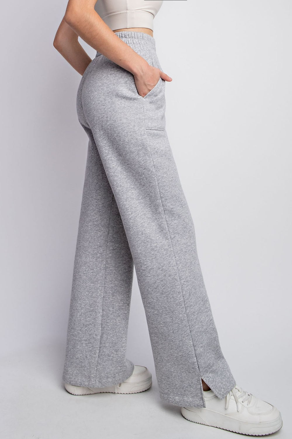 Robbie Fleece French Terry Straight Leg Lounge Pants – Everyday Comfort