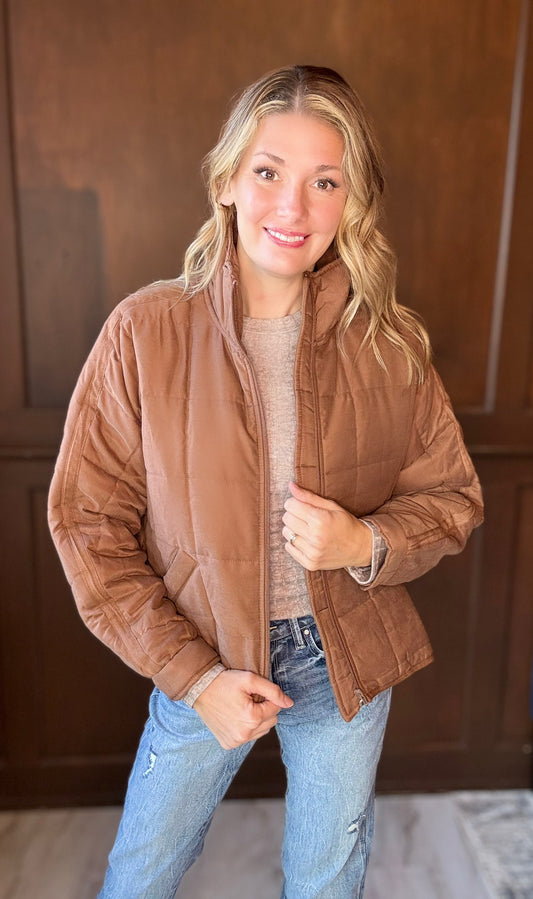 Harley Quilted Puffer Jacket