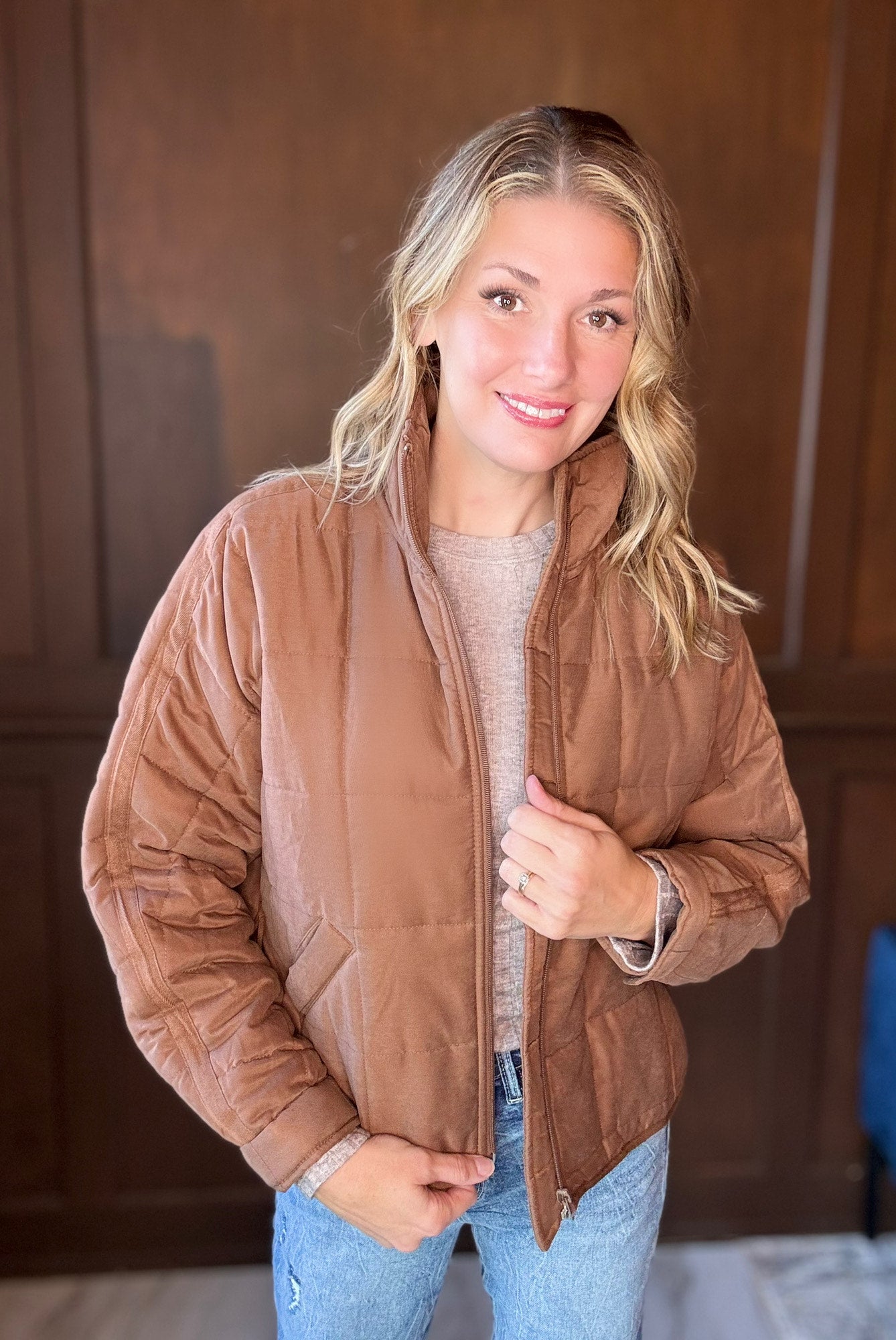 Harley Quilted Puffer Jacket