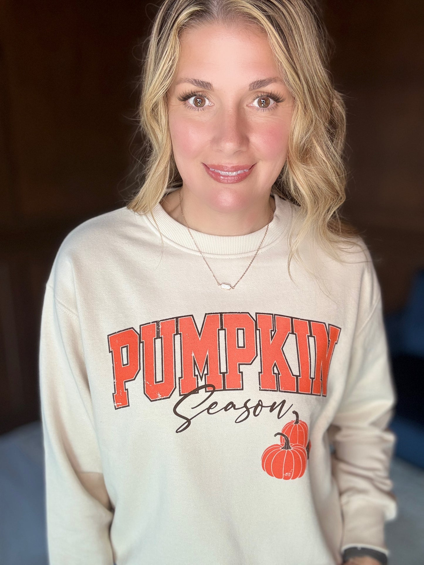 Pumpkin Season Graphic Sweatshirt β Cozy Fall Pullover