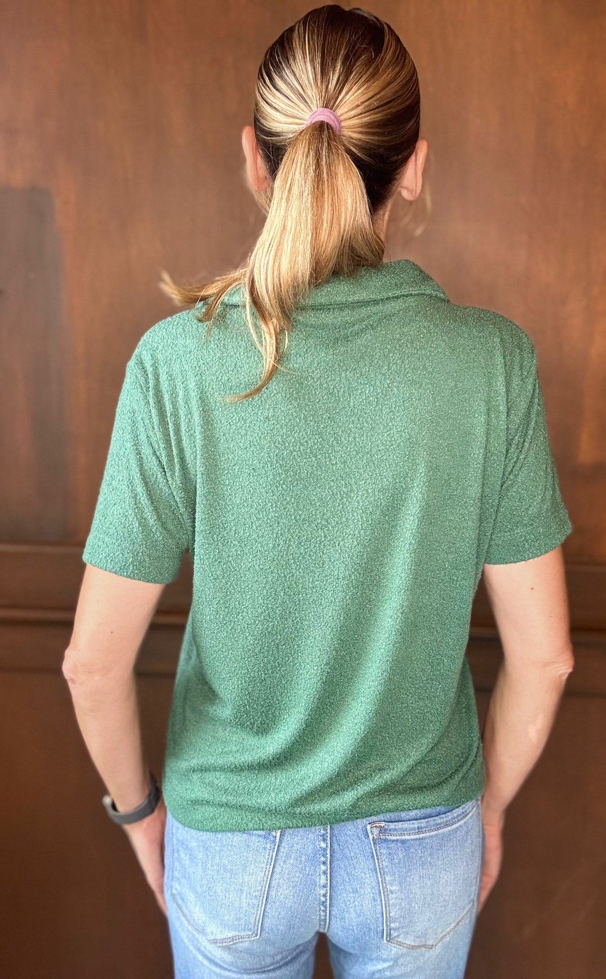 Hattie Collar Top – Soft Relaxed Fit Short Sleeve