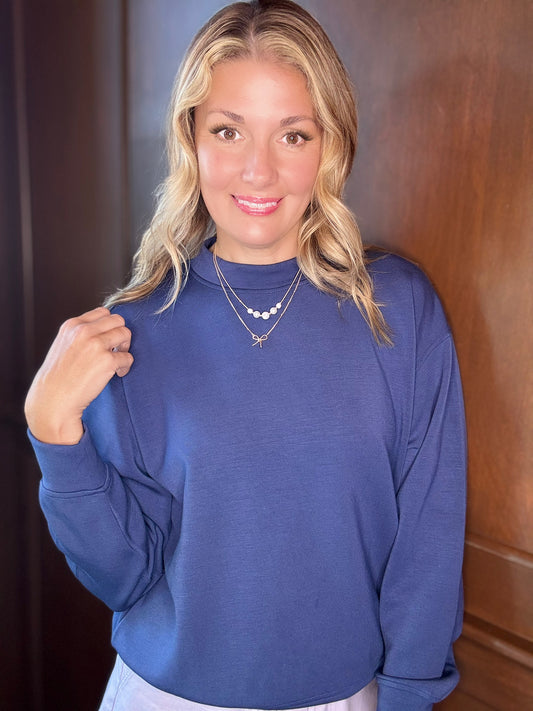 Relique Modal Scuba Pullover – Silky Soft Oversized Lounge Top