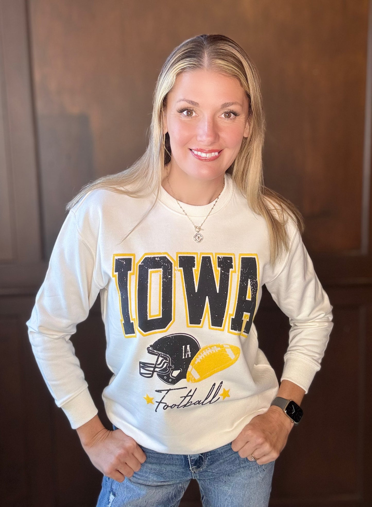 Iowa Football Graphic Terry Sweatshirt