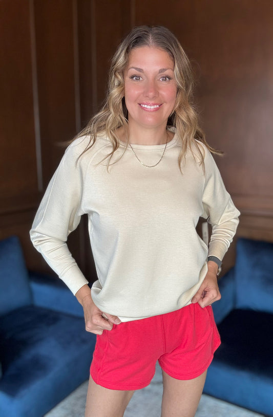 Melva Buttery Soft Crew Neck Sweatshirt