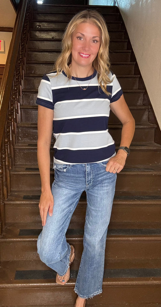 Paxtyn Super High Rise Straight Jeans