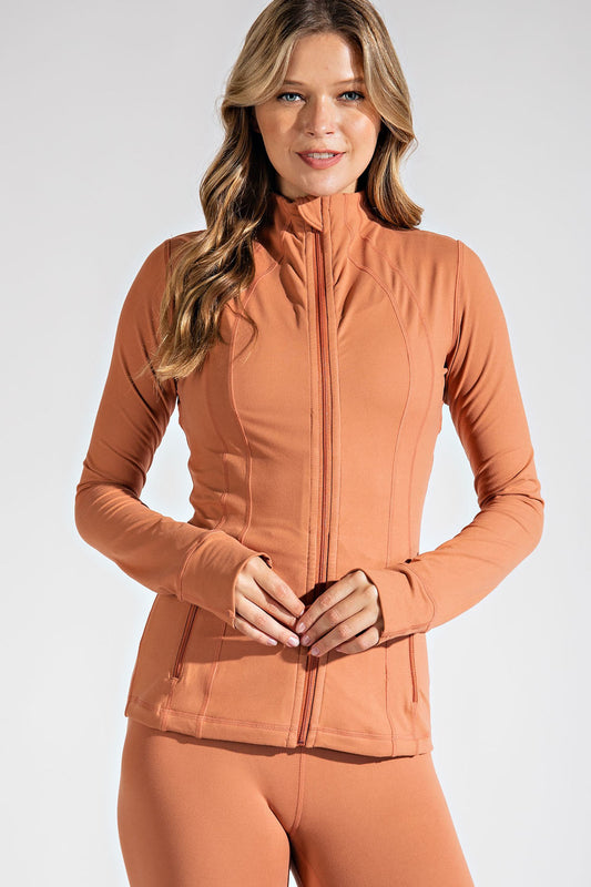 Rae Mode LouLou Defined Butter Soft Active Jacket | Dupe