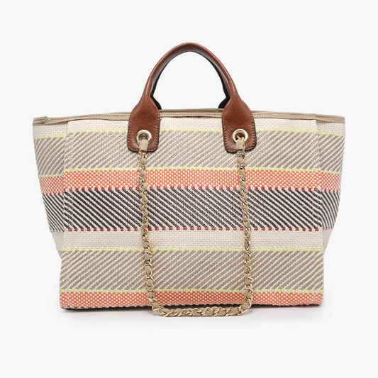 Chasity Stripe Satchel
