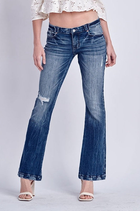 Low Rise Western Boot Cut Jeans by Artemis Vintage