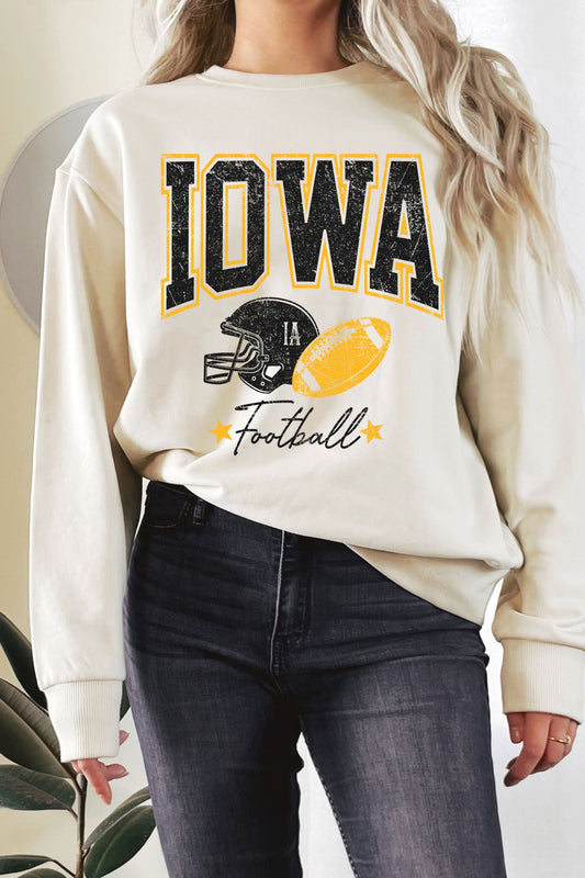 Iowa Football Graphic Terry Sweatshirt