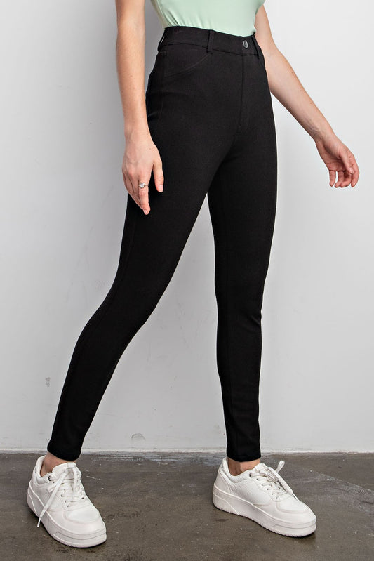 Etta Cotton Stretch Twill Pants – 4-Way Stretch Everyday Essential