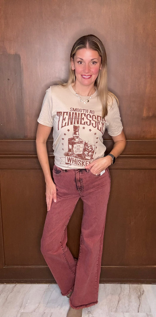 Smooth as Tennessee Whiskey Graphic Tee – Relaxed Fit