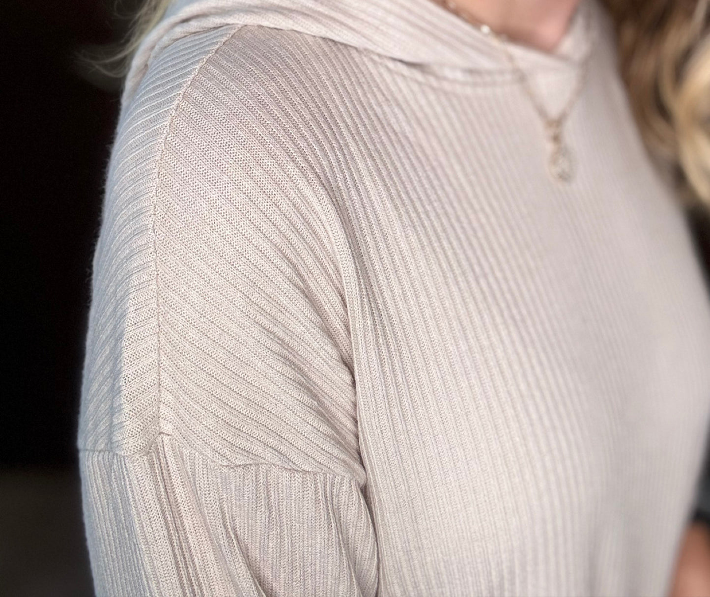 Lorax Ribbed Hoodie – Soft Knit Pullover with Relaxed Fit