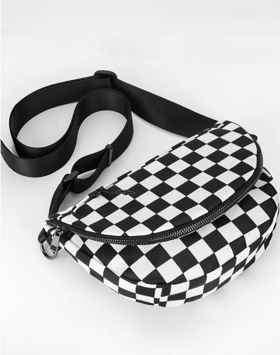 Festival Bum Bag – Trendy Nylon Crossbody Belt Bag with Multiple Compartments