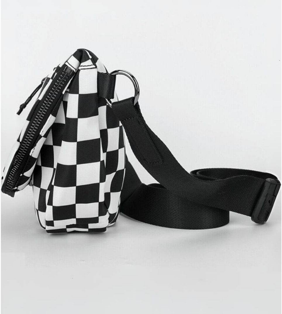 Festival Bum Bag – Trendy Nylon Crossbody Belt Bag with Multiple Compartments