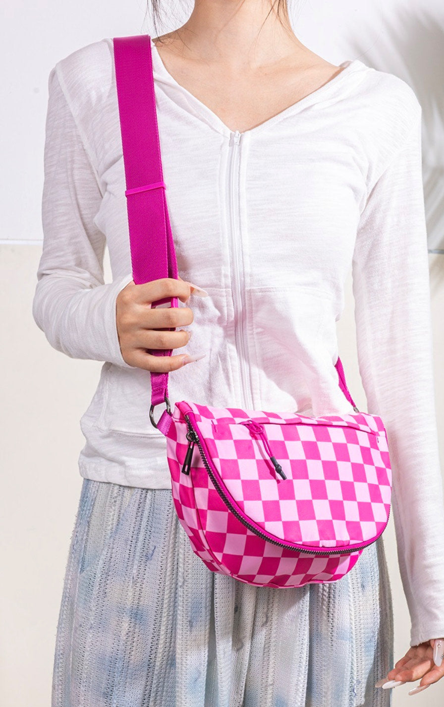 Festival Bum Bag – Trendy Nylon Crossbody Belt Bag with Multiple Compartments
