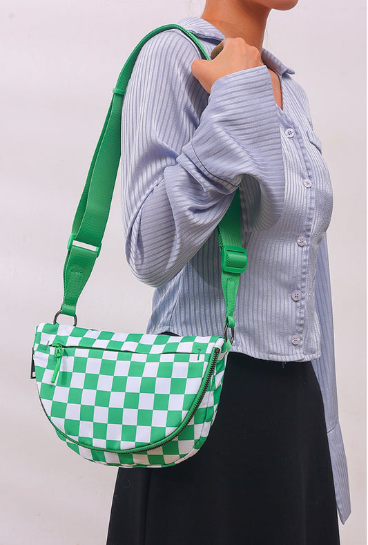 Festival Bum Bag – Trendy Nylon Crossbody Belt Bag with Multiple Compartments