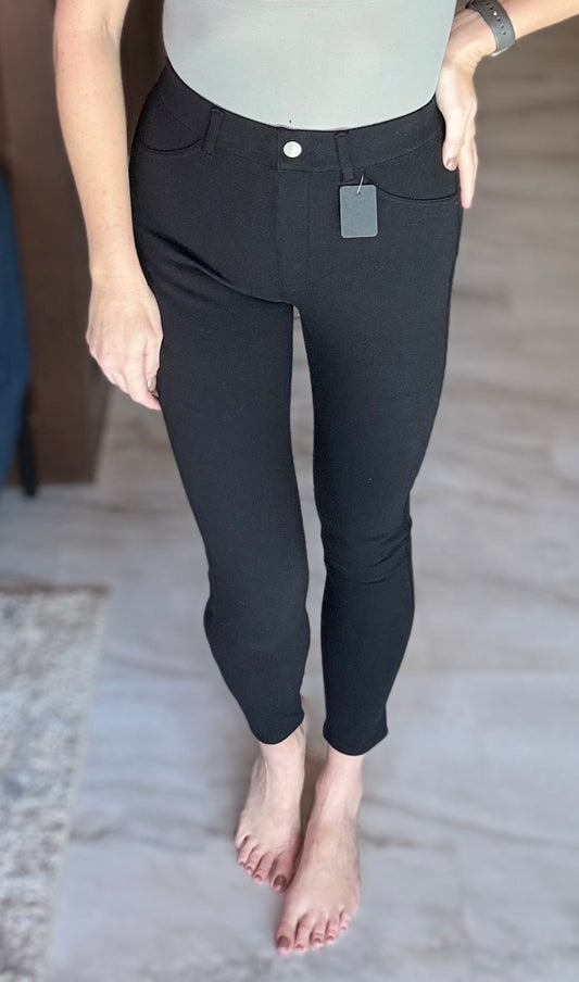Etta Cotton Stretch Twill Pants – 4-Way Stretch Everyday Essential