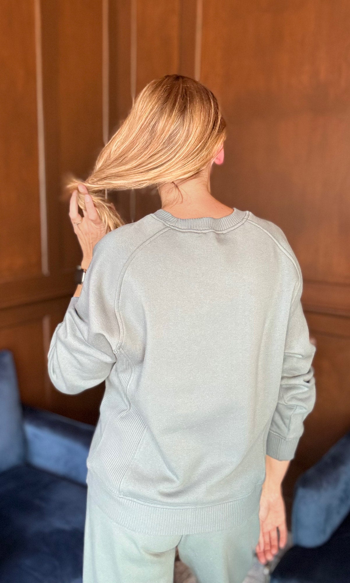 Swae Fleece Ribbed Side Dupe Sweatshirt – Cozy Luxe Fit