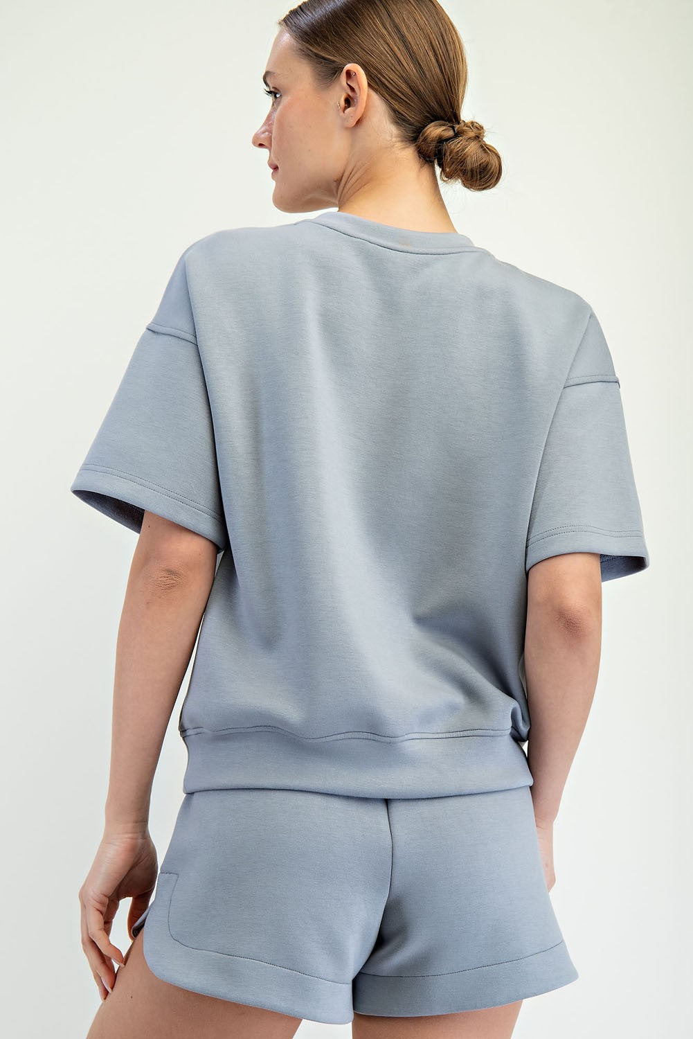 Ryna Modal Scuba Short Sleeve Top – Silky Smooth Everyday Essential